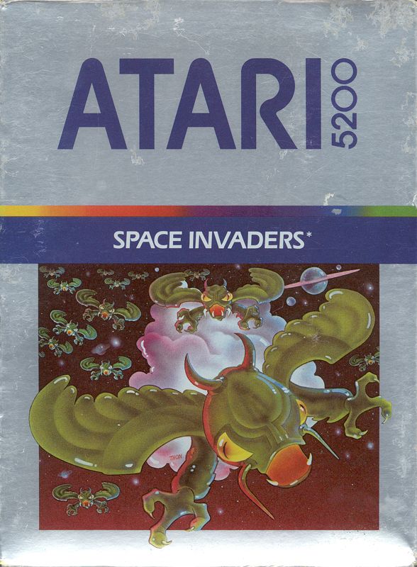 Space Invaders box art for Atari 5200